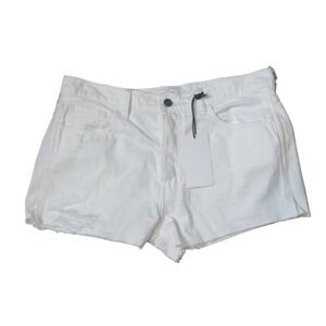 CARLY jean off white jean shorts size large
